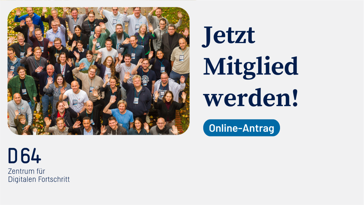 D64 - Mitglied werden.